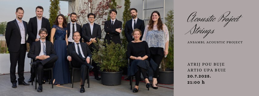 Buje: Koncert ansambla / concerto dell’ensemble ACOUSTIC PROJECT STRINGS!